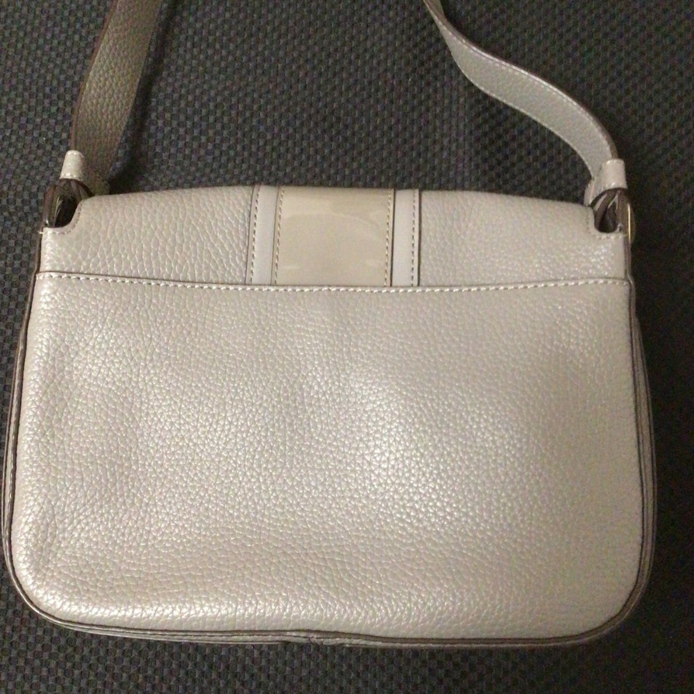 MICHAEL Michael Kors “Lila” patent leather & leather grey shoulder bag - Picture 3 of 4